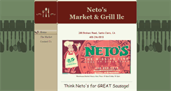 Desktop Screenshot of netosmarketandgrill.com